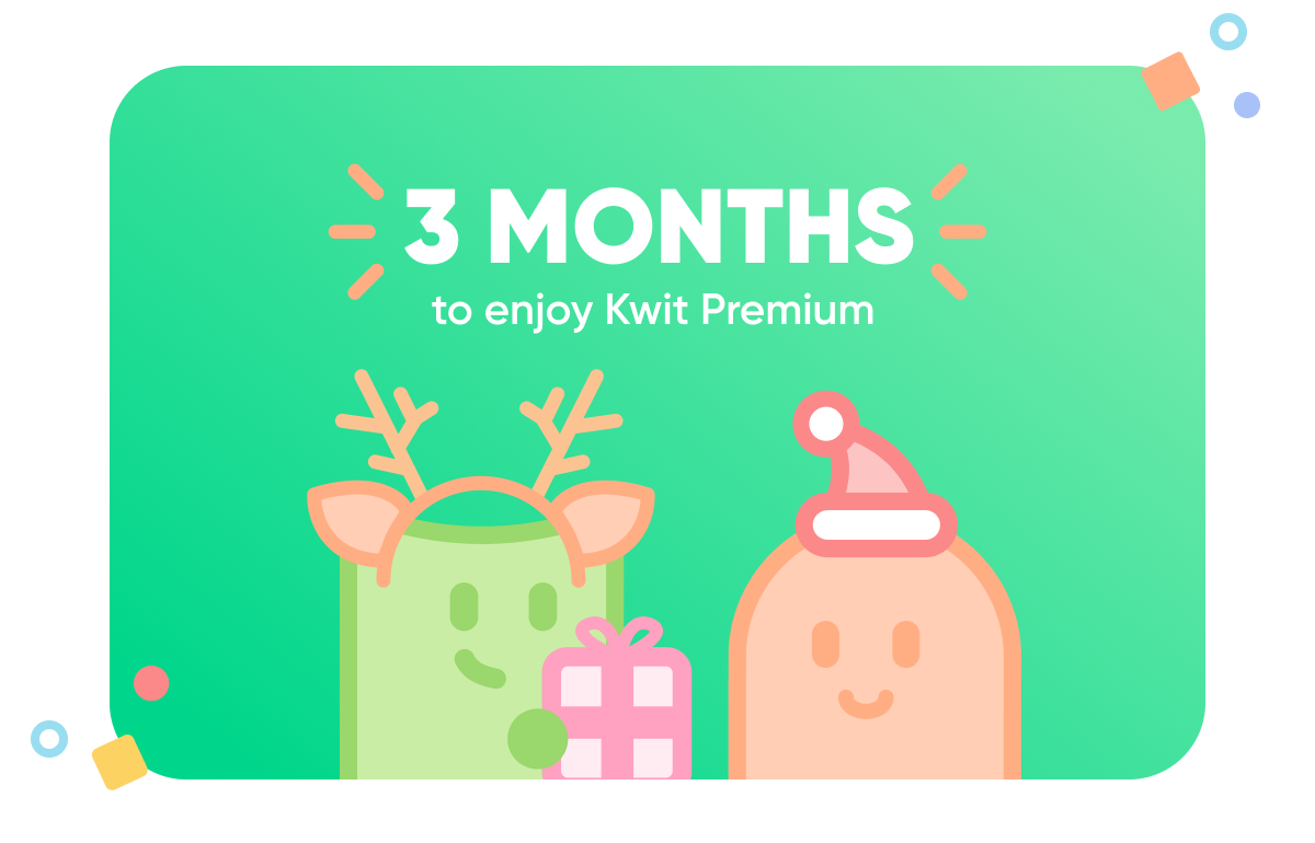 Kwit Premium Gift Cards 3 months