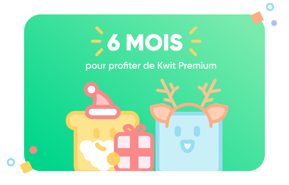Carte Cadeaux Kwit Premium 6 mois